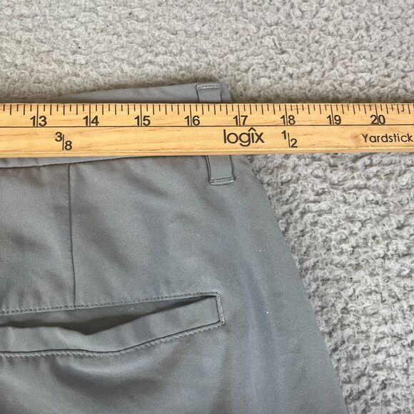 Primo Golf Pants Men 35 Short Gray Tapered Performance Jogger Stretch Ankle Zip - Picture 11 of 13